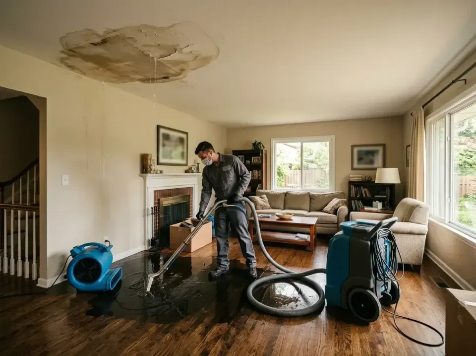 attic-pipe-burst-ceiling-drip-008 — frequently asked questions, Water Damage Restoration & Carpet Care in Hoffman Estates, IL